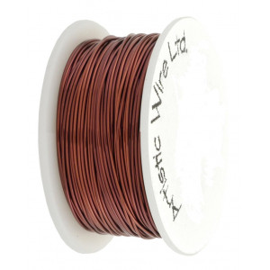 Artistic wire 18 gauge, Brown